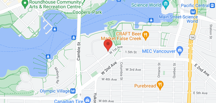 map of 253 108 W 1ST AVENUE